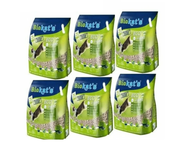 Biokat's Eco Light Pelet Kedi Kumu 6 x 5 L