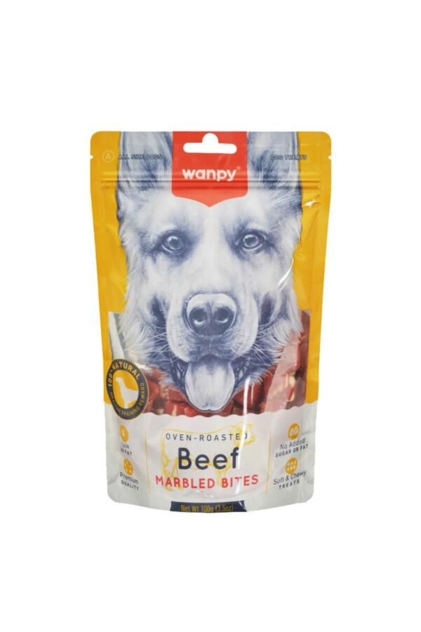 Wanpy Marbled Biftekli Köpek Ödül Maması 100 gr